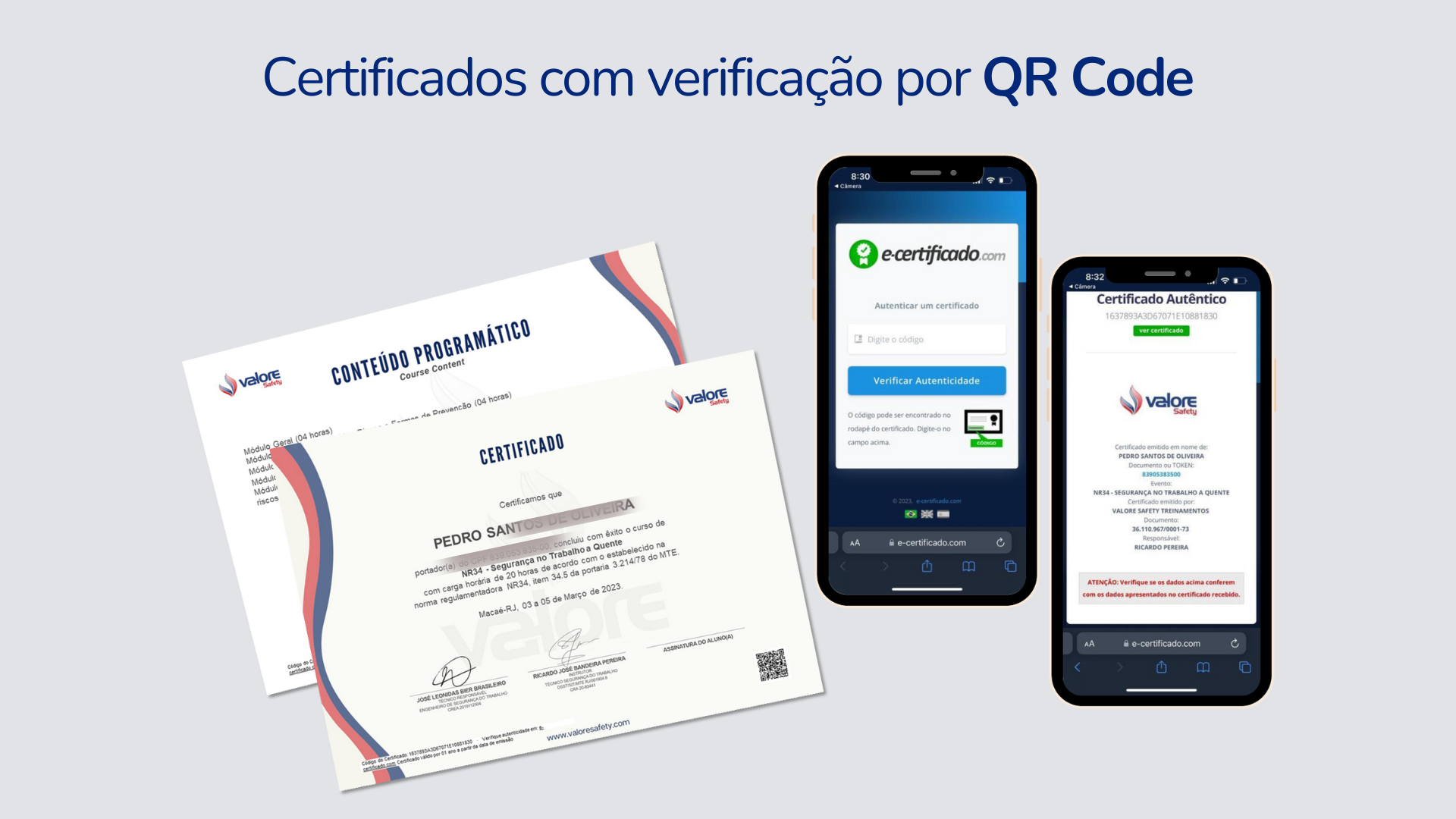 Verificação por QR Code